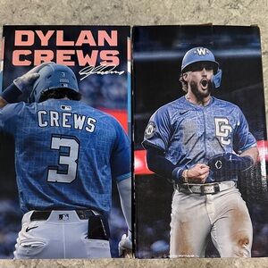 Dylan Crews Blue Baseball Jersey